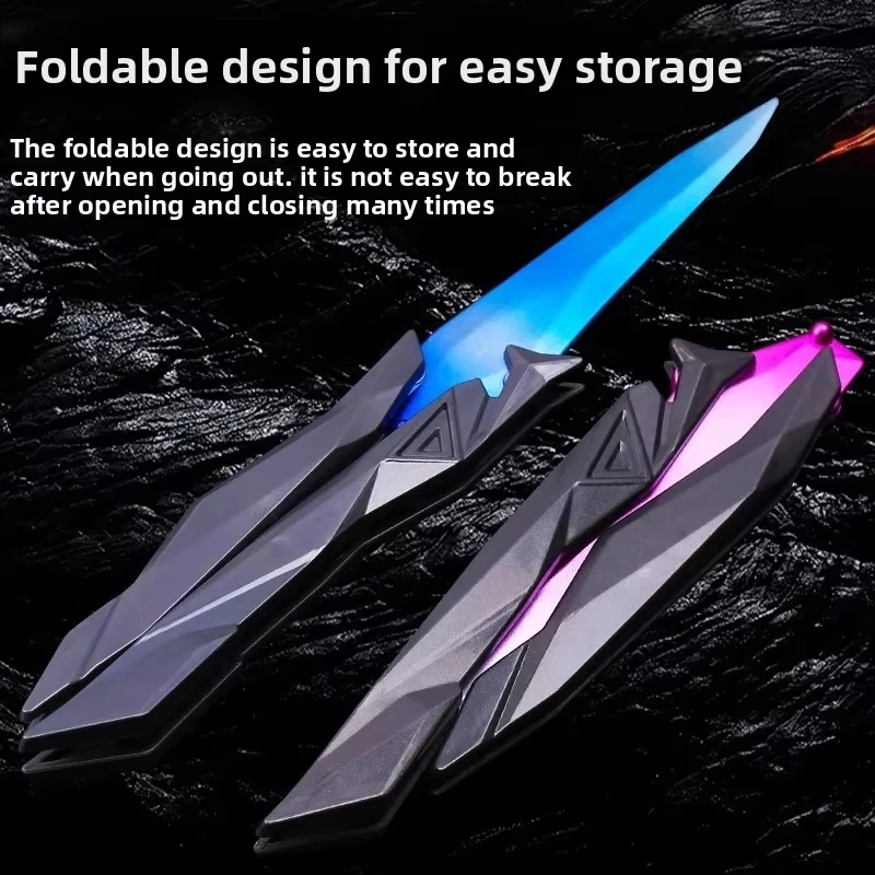 لعبة سكين فراشة بلاستيكية شجاعة قابلة للطي نموذج طبق الأصل للألعاب هدية مثالية للأولاد وعشاق الألعاب