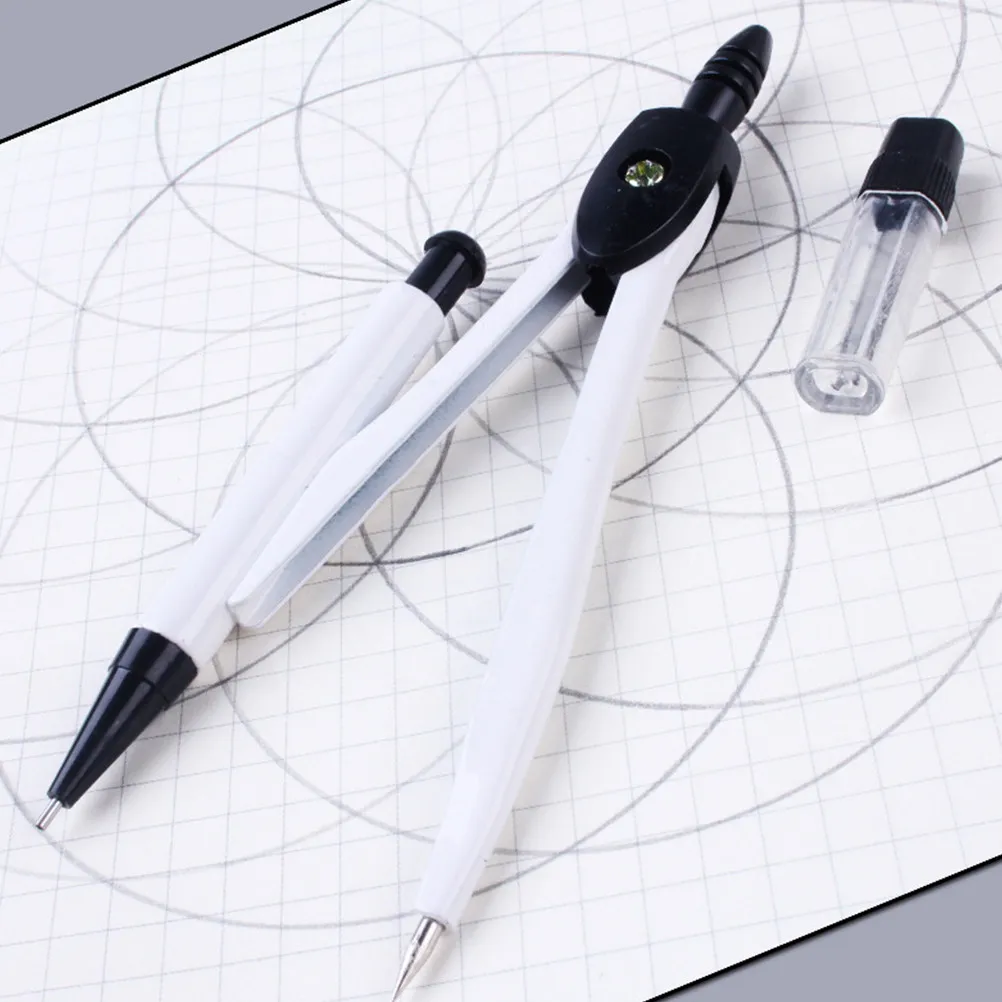 6 Ensembles de Compas Géométriques Métalliques, Outils de Dessin Technique de Précision, Kit de Traçage de Cercles pour Étudiants, Enseignants, Travail du Bois et Mathématiques