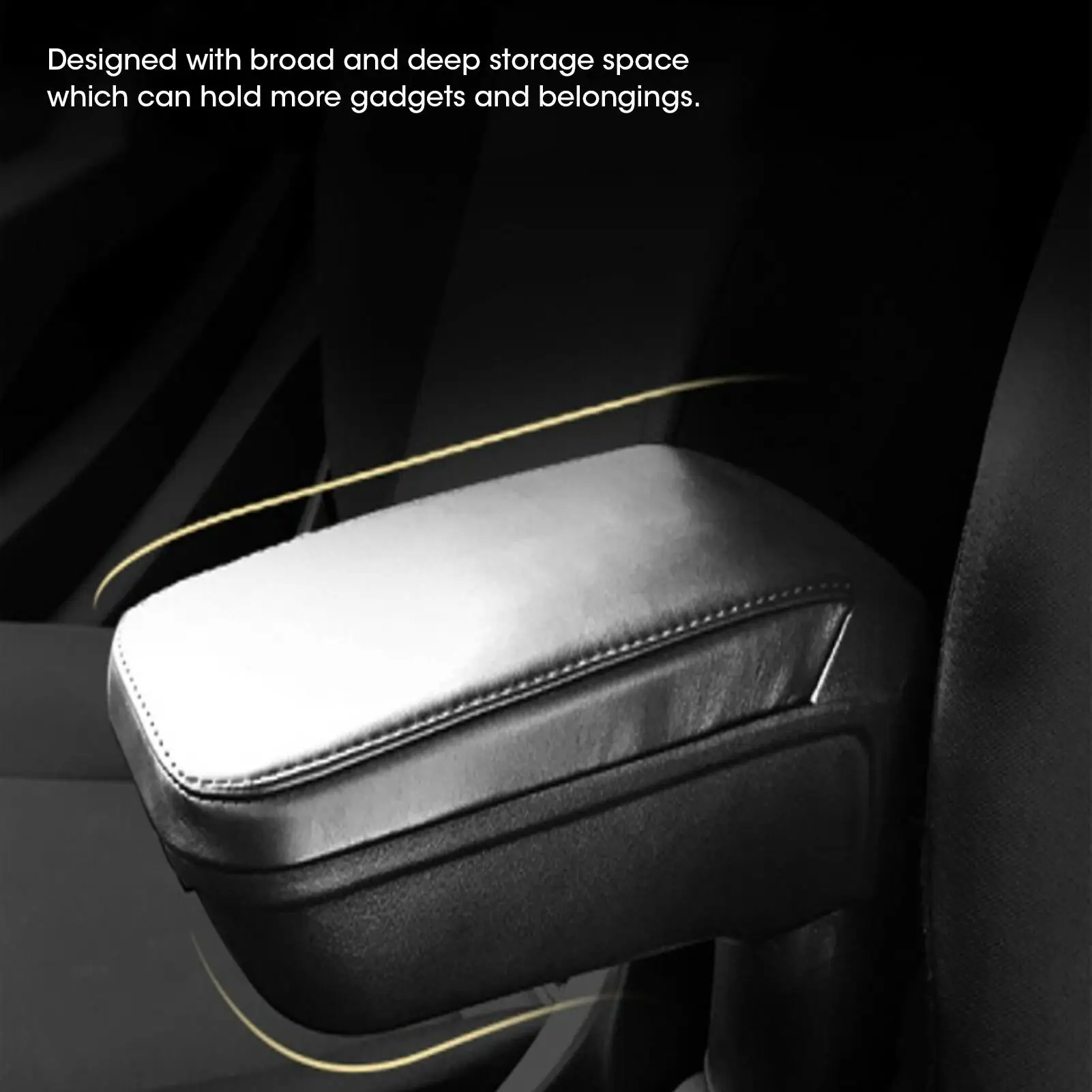 Central Armrest Box with Water Cup Holder for Mercedes for Smart Fortwo Forfour 453 - Car Grab Handle and Assist Handle