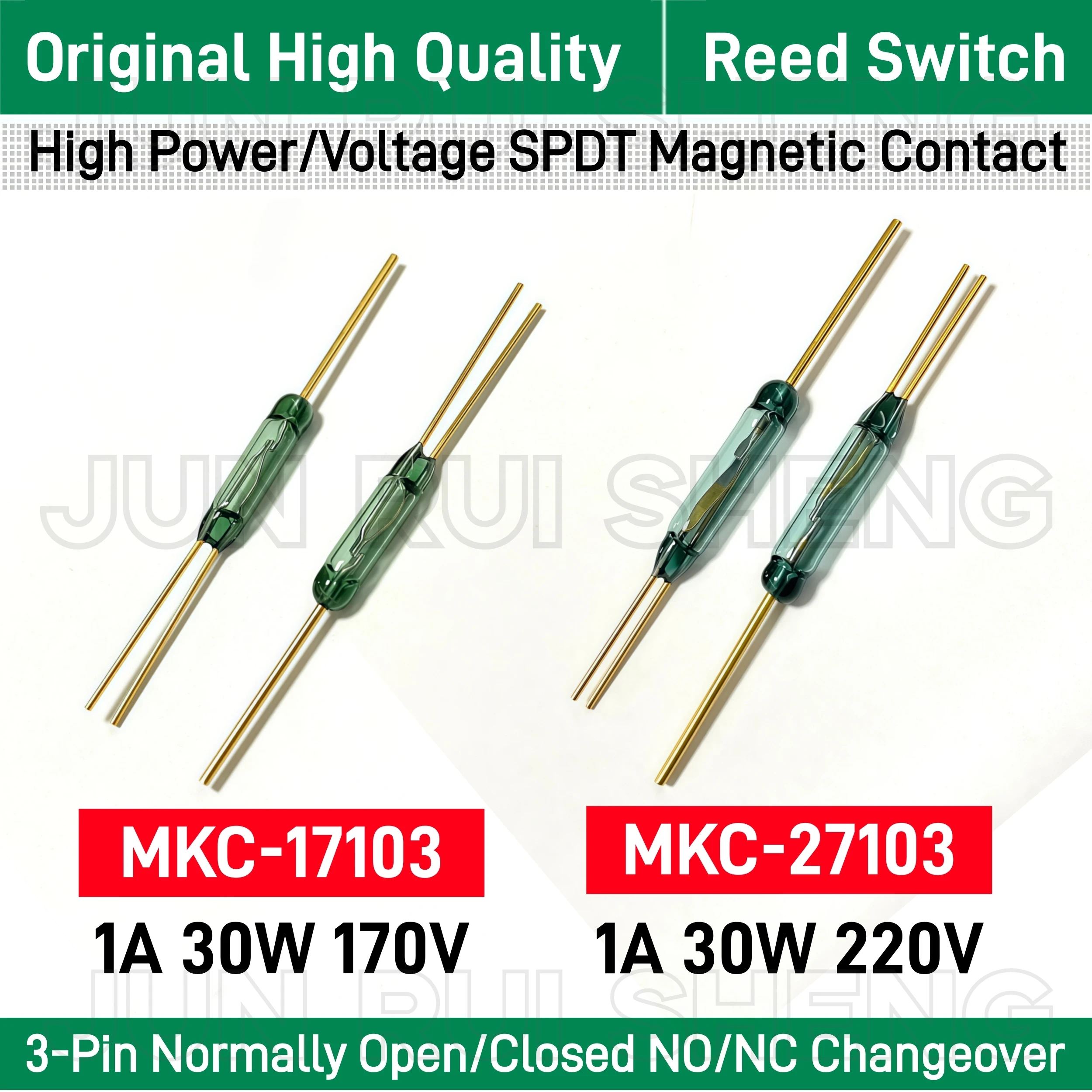 Original High Power Reed Schalter Magnetische Sensor MKC-27103 5*28 MM MKC27103 Normalerweise Offen/Geschlossen NO/NC MKC-17103 4*18 MM MKC17103 – Detail 1
