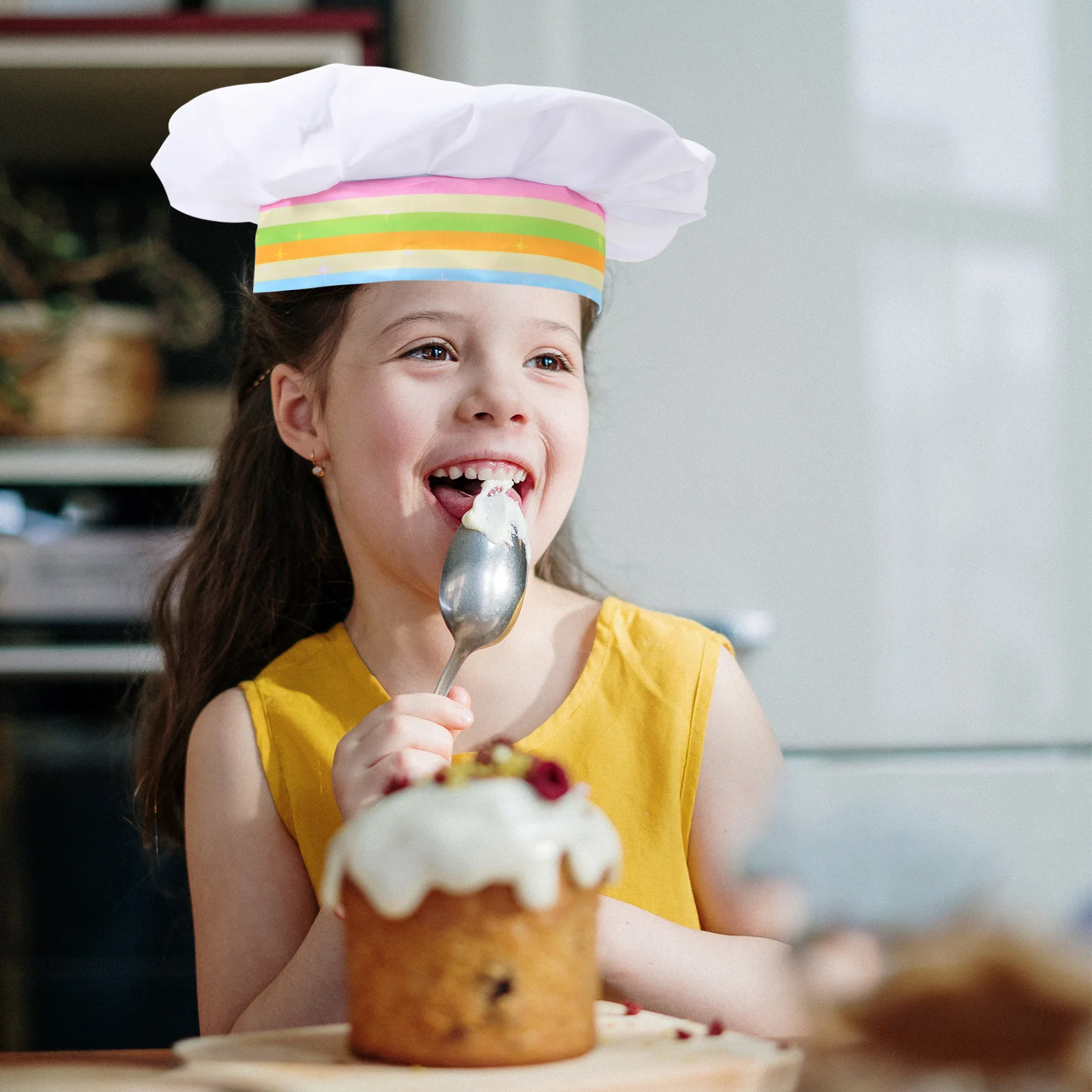 1 set 1 set strumenti per bambini kit da cucina grembiule dinosauro giochi di imitazione set da cucina per pentole giocattoli utensili da forno per bambini