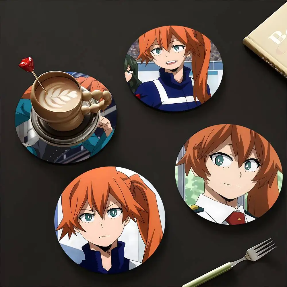 1pc Itsuka Kendo Anime Characters Wooden Coaster Colour Printing Cup Mat Home Desk Decoration Gifts