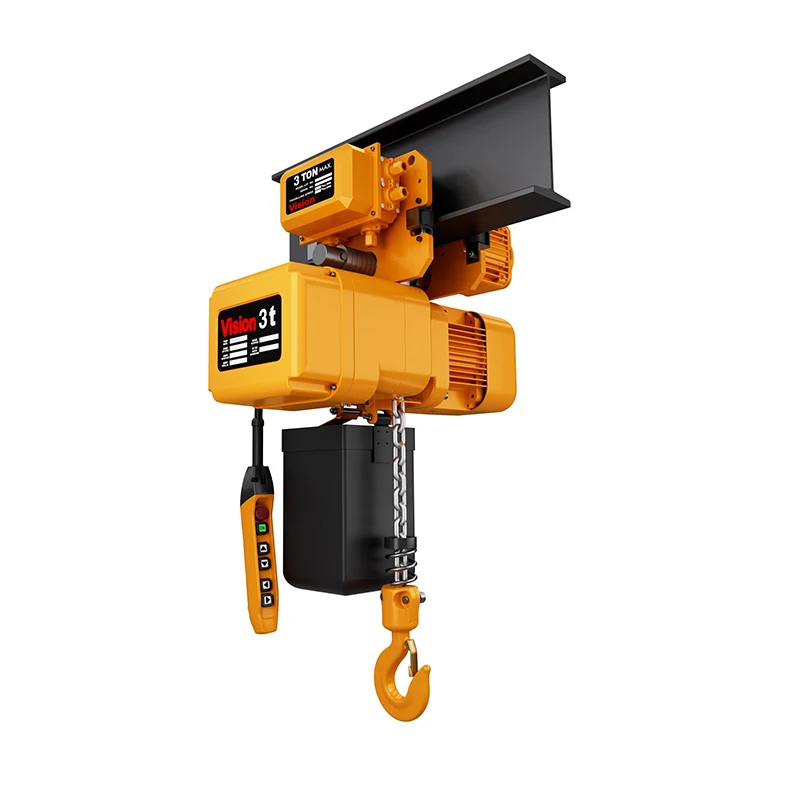 3 Ton European Type Electric Chain Hoist Heavy Duty Lifting Hoist with Wireless Remote Control