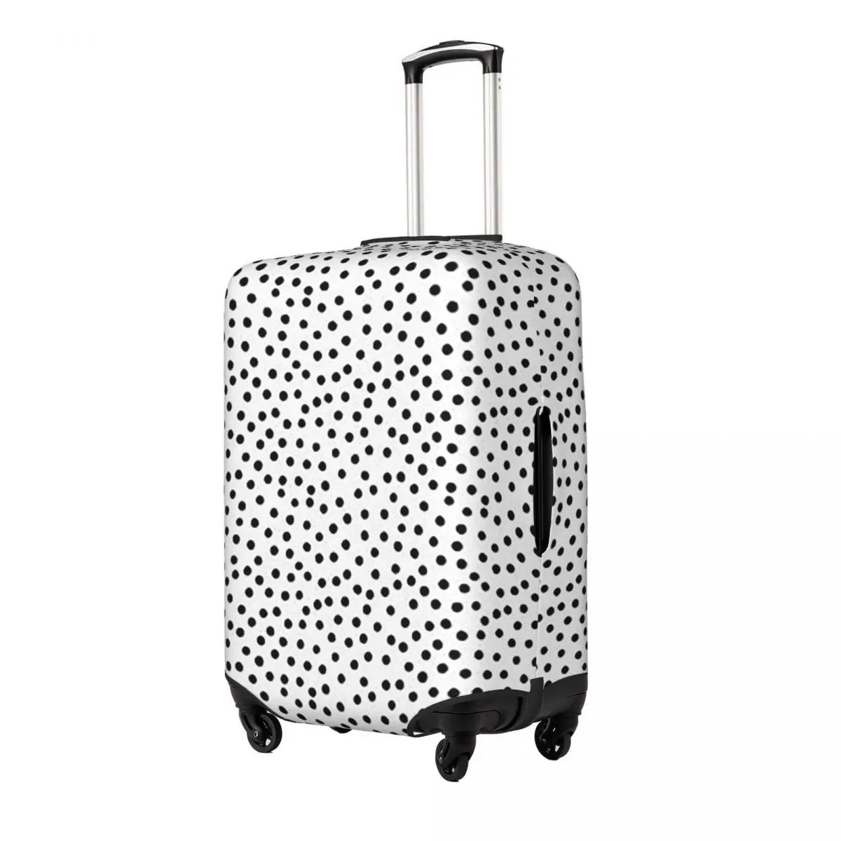 

Black And White Polka Do Suitcase Cover Protection Elastic Travel Luggage Protector Covers for 18-32 Inch