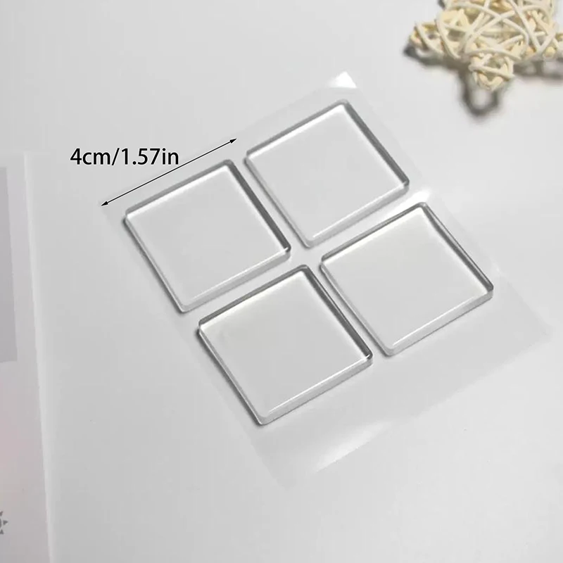 4/12Pcs Anti Vibration Non-Slip Mat Washing Machine Silicone Pad Multifuncational Transparent Place Mats Home Bathroom Portable - view 6