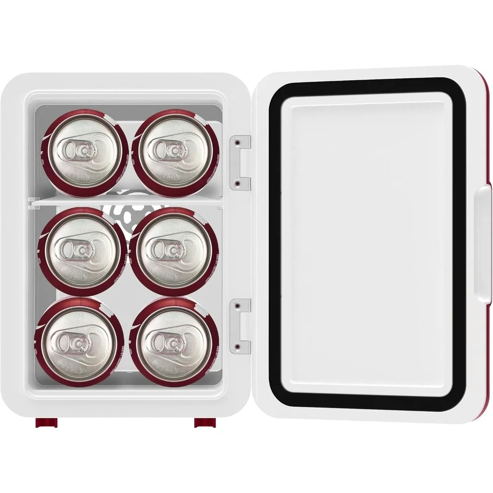 MIS135DRP DR. Pepper Mini Portable Compact Personal Fridge Cooler, 4 Liter Capacity, 6 Cans, Makeup, Skincare, Freon-Free & Eco