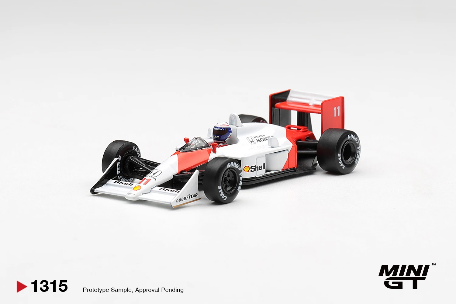 MINIGT 1/64 McLaren MP4/4 #11 Alain Prost 1988 MGT01315-CH Car Alloy Toys Diecast Metal Model Kids Toys Boys