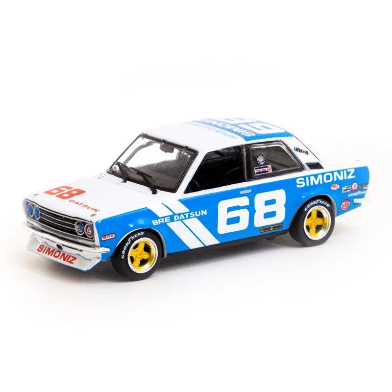 Diecast Tarmac Works TW 1:64 Scale 510 BRE #68 Datsun Alloy Car Model