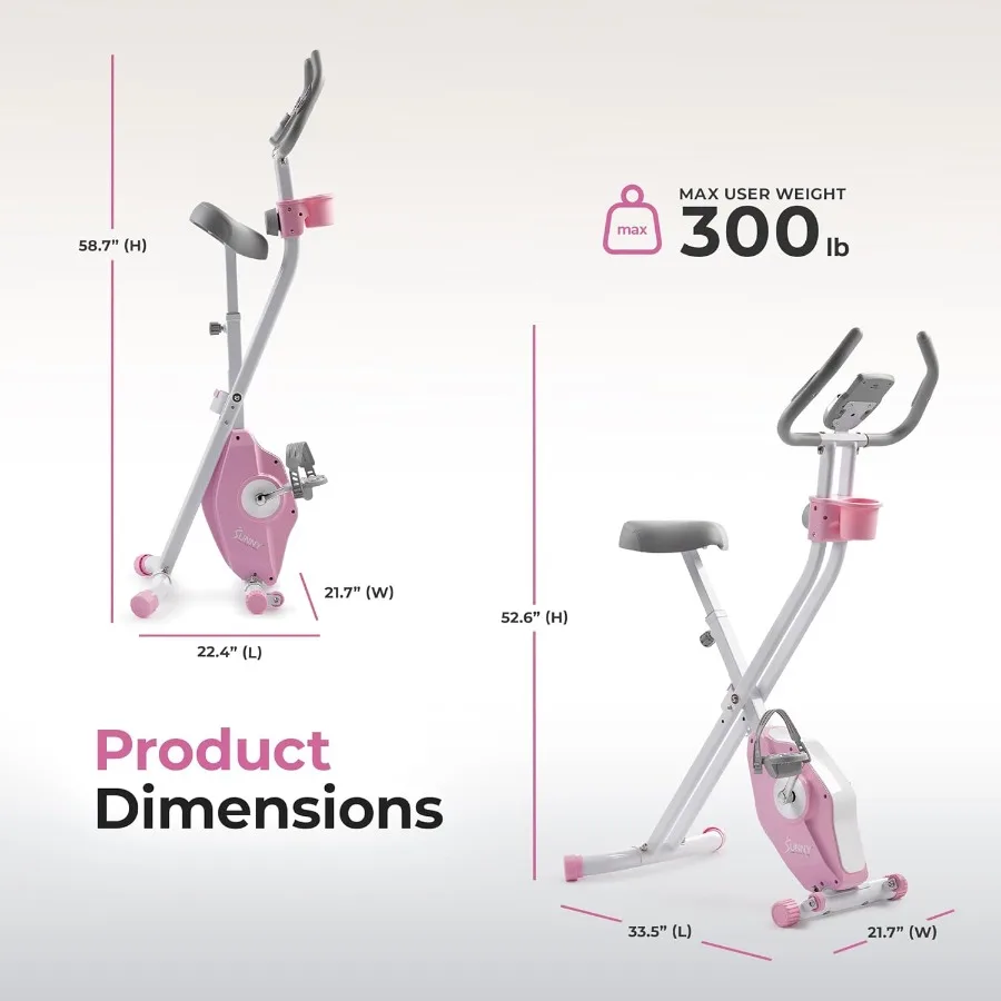دراجة تمرين ذكية قابلة للطي XBike مدمجة محمولة لركوب الدراجات في الأماكن المغلقة وتدريبات القلب المنزلية