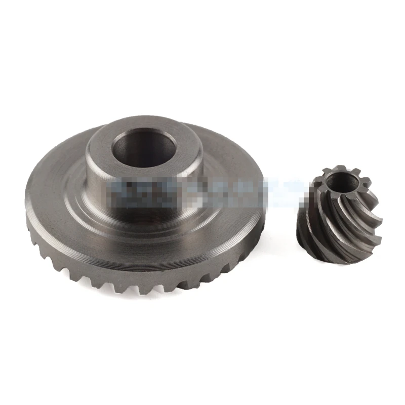 Electric Power Tool Metal Helical Tooth Spiral Bevel Gear Set for Bosch GWS6-100 Angle Grinder