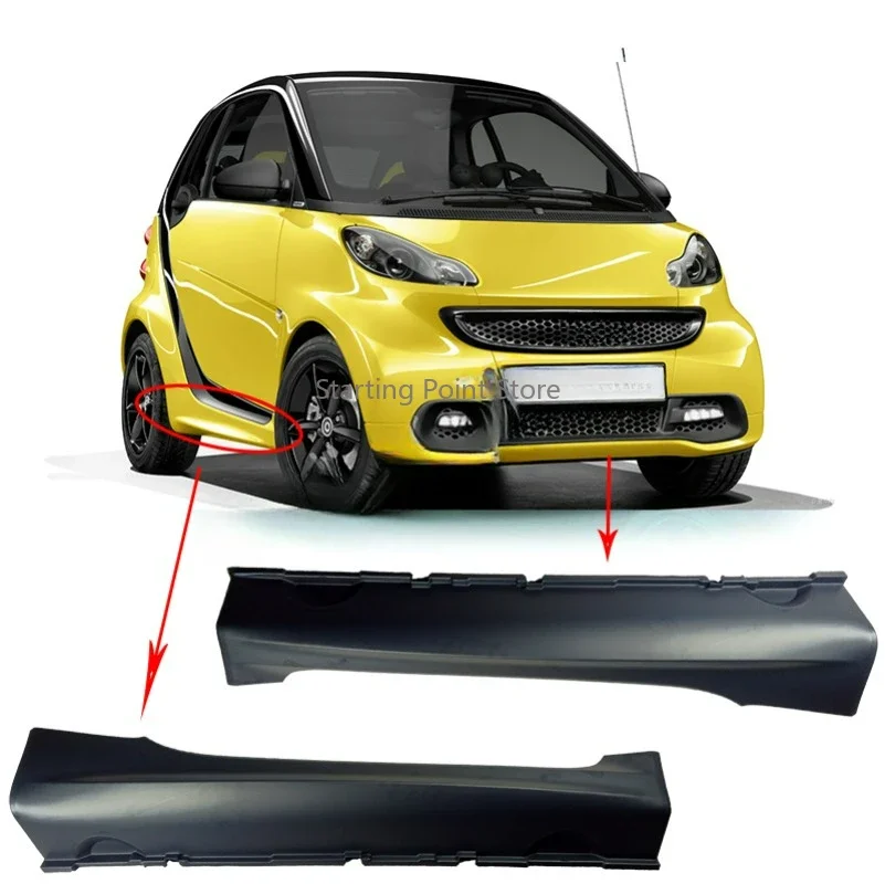 1PC Applicable to 09-15 smart 451 lower beam side skirt body lower fender door lower skirt edge