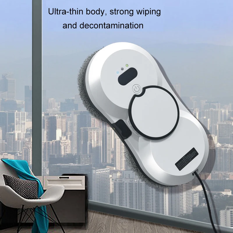 

Automatic Robot Window Cleaner Remote Control Smart Home Appliance Clean Glass Windows Anti- Falling Electric Window Washing﻿