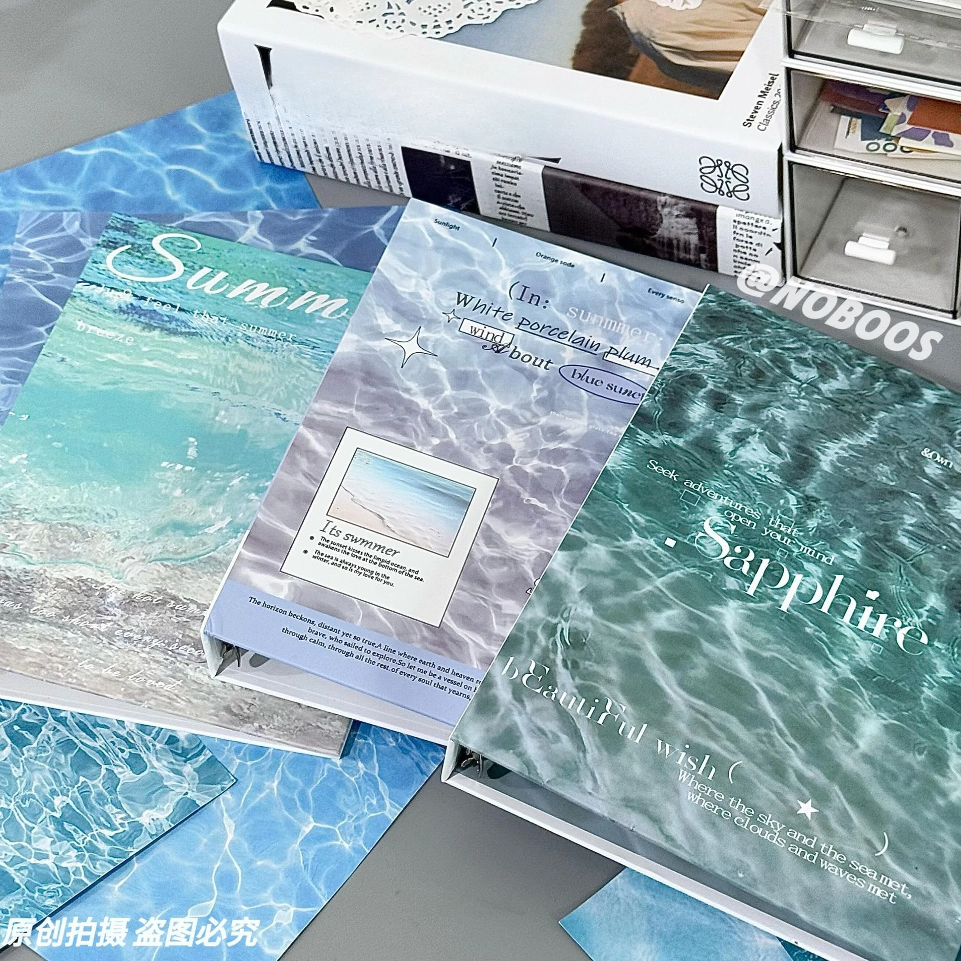 IFFVGX Summer A5 Binder Photocard Holder Kpop Idol Photo Album Simple Photocards Collect Book Album for Photographs 포토카드 포장용품