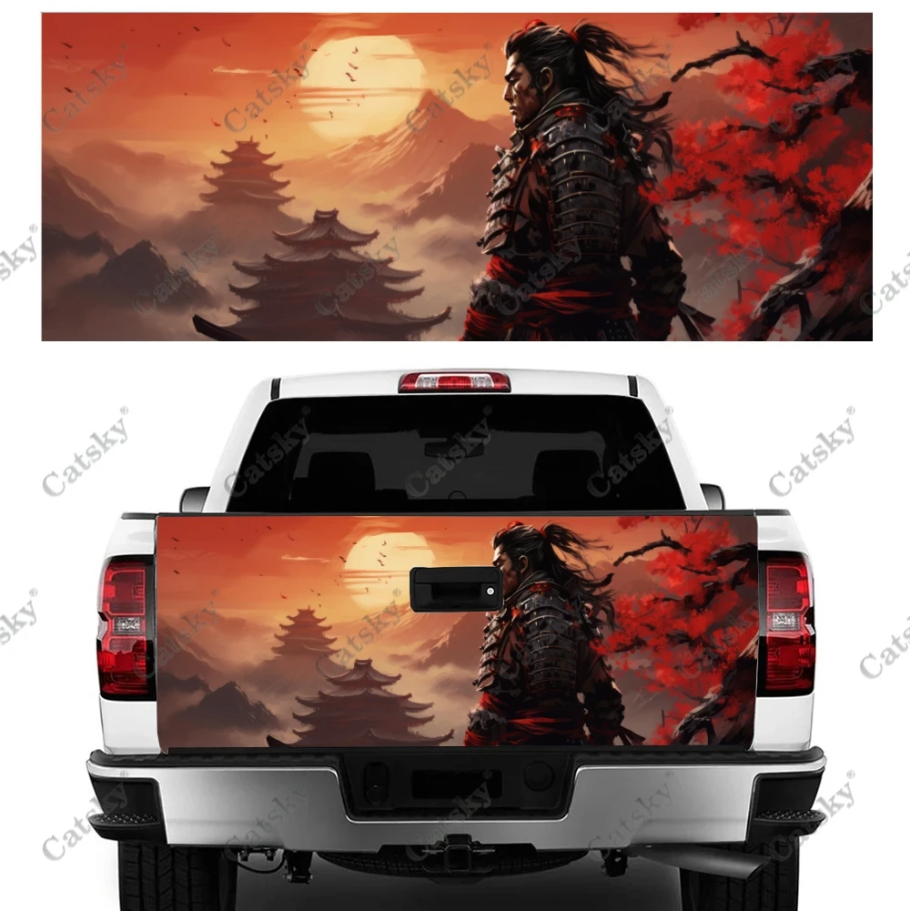 

Japanese Samurai Car stickers rear modification accessories vinyl suitable for cars trucks off-road vehicles SUV stickers