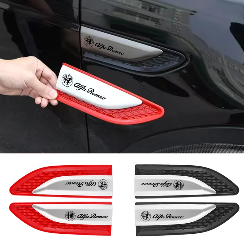 Image of Autotür-Seiten-Kotflügel-Klinge-Aufkleber für Alfa Romeo STELVIO Giulia 159 Giulietta 147 Mito 156 MTO Sportiva Autozubehör