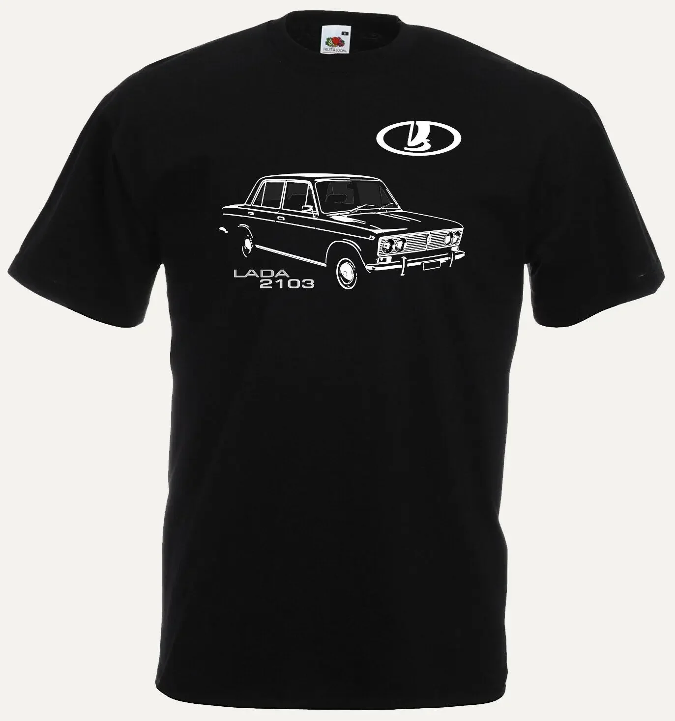 T-Shirt Lada 2103 Vaz Russian Car Auto Car Vintage T Shirts Fashion  O-Neck Casual High Quality Casual Tee Shirts