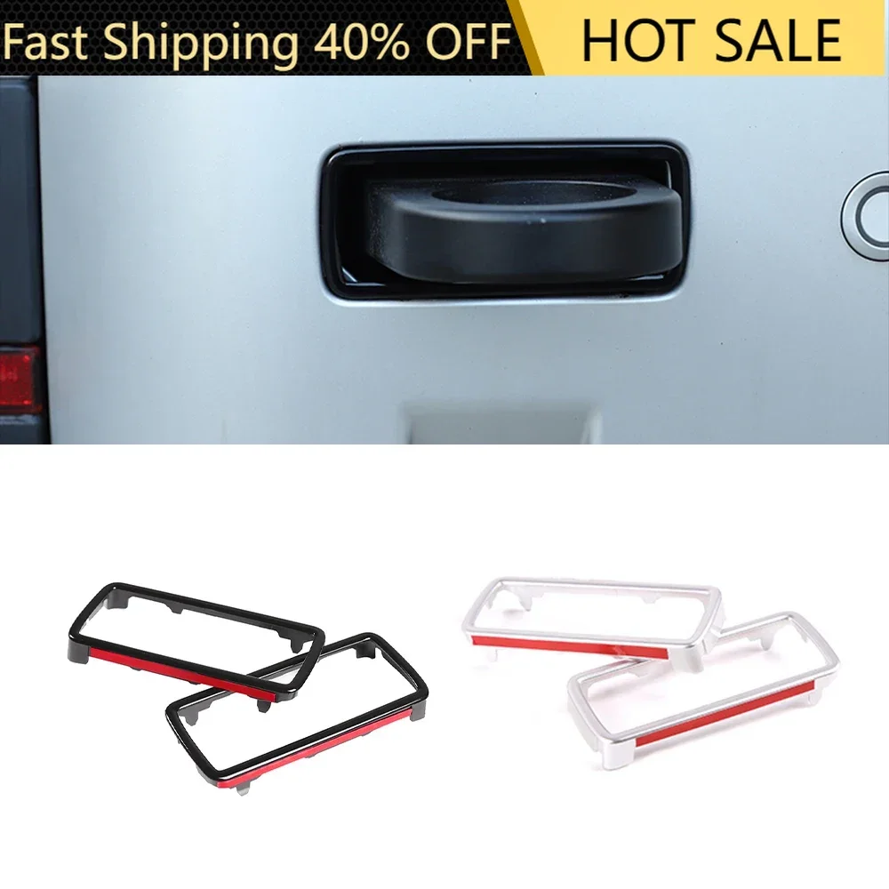 

Car Trailer Hook Hole Frame for Land Rover Defender 90 110 2020-2022 Decoration Sticker Trim ABS Exterior Accessories