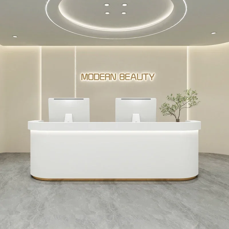 Modern Luxury Furniture Counter Table, Reception Desk, Counter for Business Reseption, Shop Counters, Small Store, Bank Long