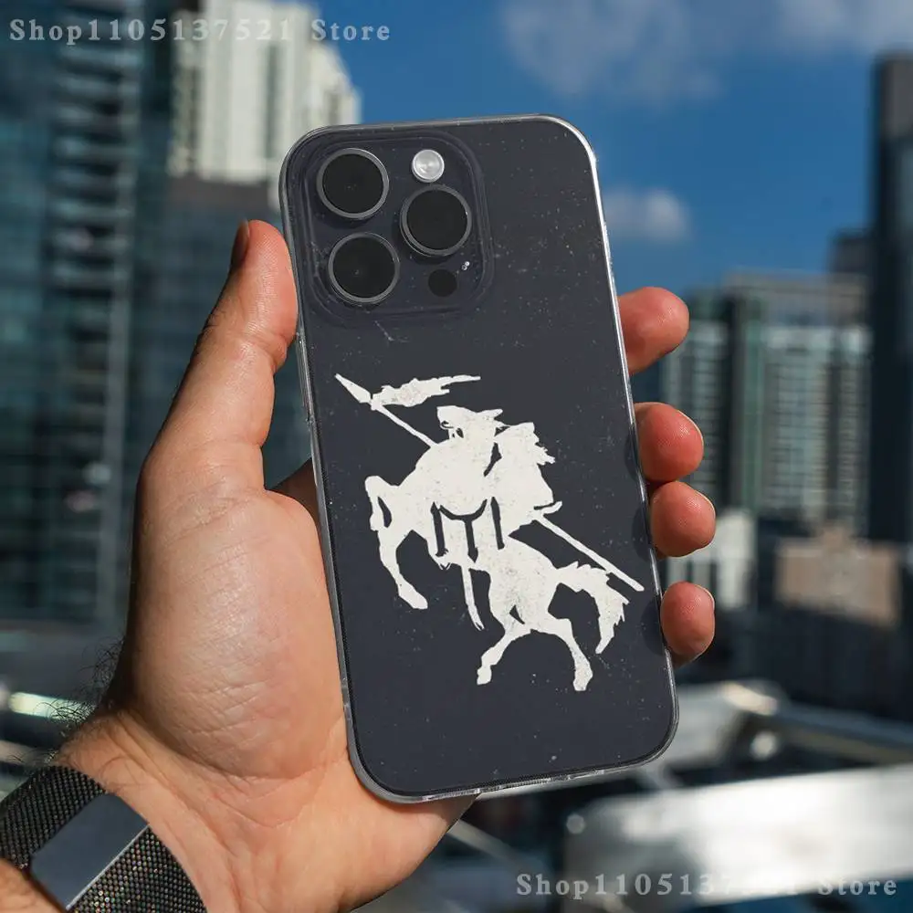 Casing HP Resurrection Ertugrul Kayi Flag untuk iPhone 17,16,15,14,13,12,11 Pro,Max,Plus,X,XS,XR,SE4,E Mini Transparan Soft Cover