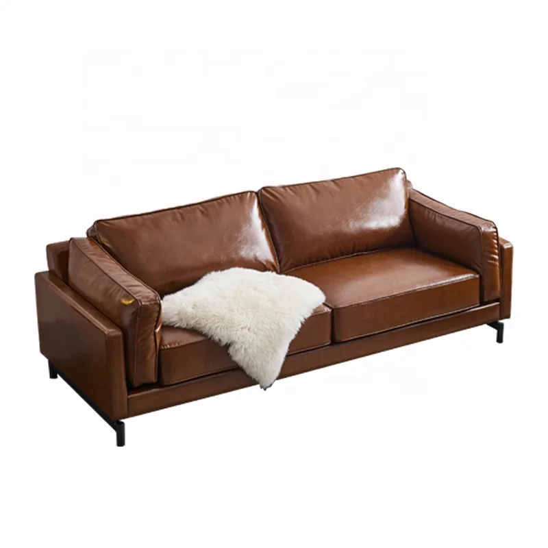 AIROW Factory Direct Modern Leather Sofa, for Business Reception Office Furniture