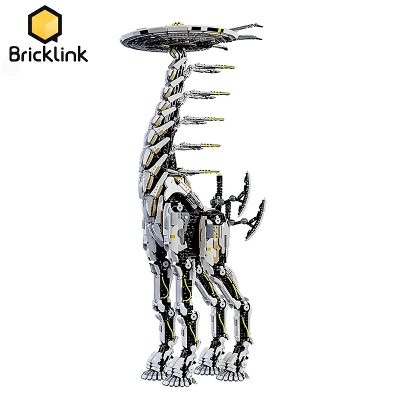 Bricklink Ideen Spiel Horizon Long Necked Beast Tallneck Dawns Thunderjaw Tooth Mechanische Monster Bausteine Kinderspielzeug Geschenk