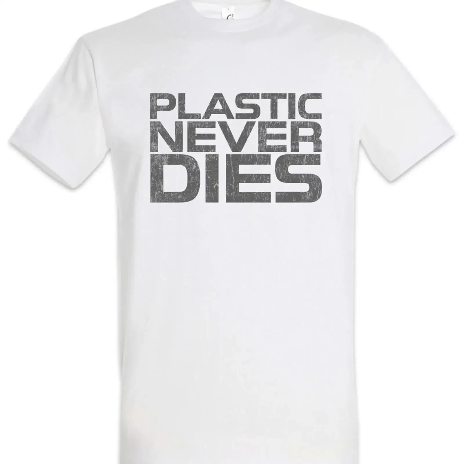 Plastic Never Dies T Shirt Animal Welfare Fun Teacher Science Scientist Chemist vintage Washed Casual Soft Stretched fashion