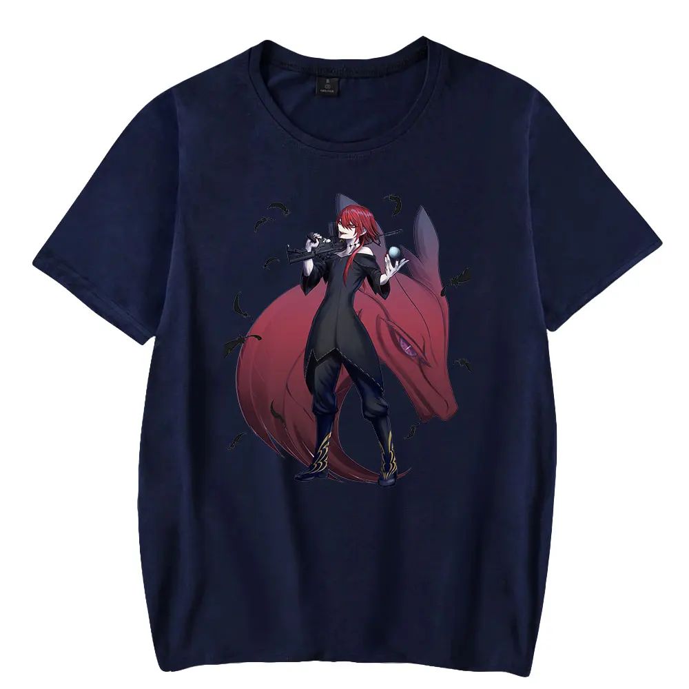 Ragna Crimson kawaii anime mesh tshirt causal men's tshirt  harajuku women short Sleeve tshirt men hip hop tee