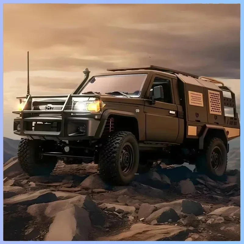 MN82 1:12 レトロRCカー ライト付き 4WD オフロードカー コントロール可能なヘッドライト リモコンカー モデル 子供のおもちゃ