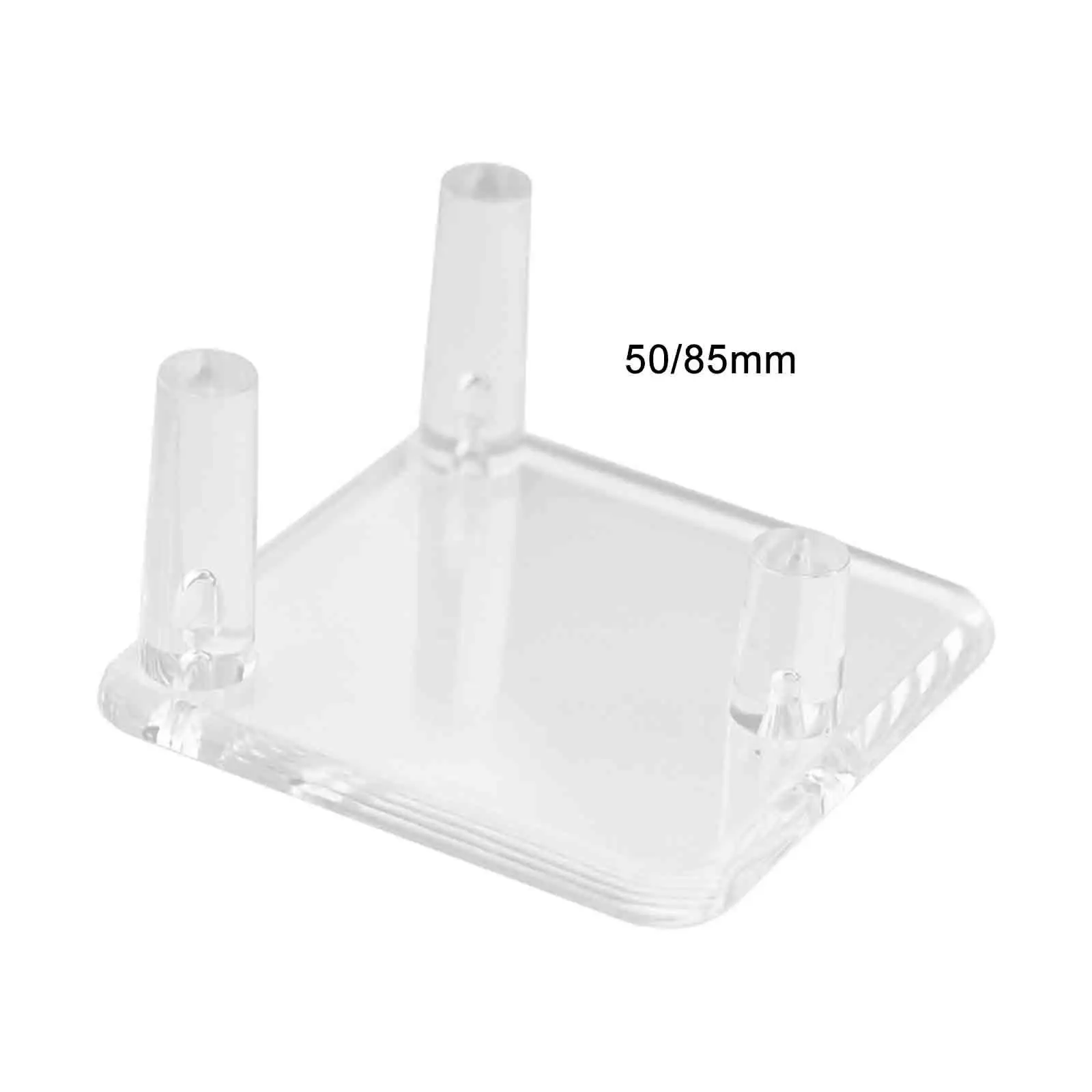 Rock Display Stand with 3 Columns Multifunctional Easel Stands Acrylic Display Stand for Crystal Mineral Rock Agate Tabletop