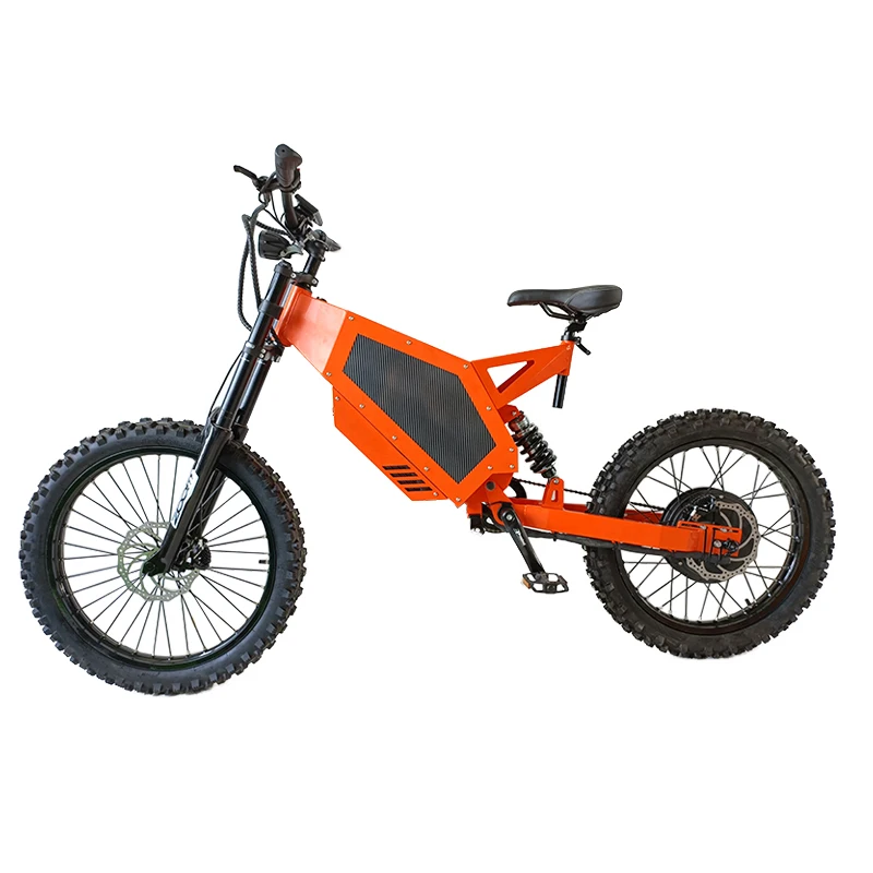 New Model 72V 5000 Watt Full Suspension Mountain Bike For Adult With Big Lithium Battery