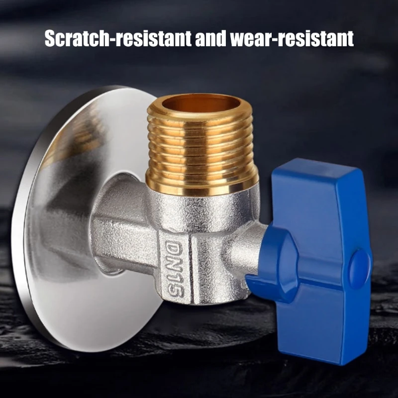 

Leak Proof Inch Brass Valves High Pressure Resistance Quick Connection Adapter 1/2inch For Plumbing Maintenance