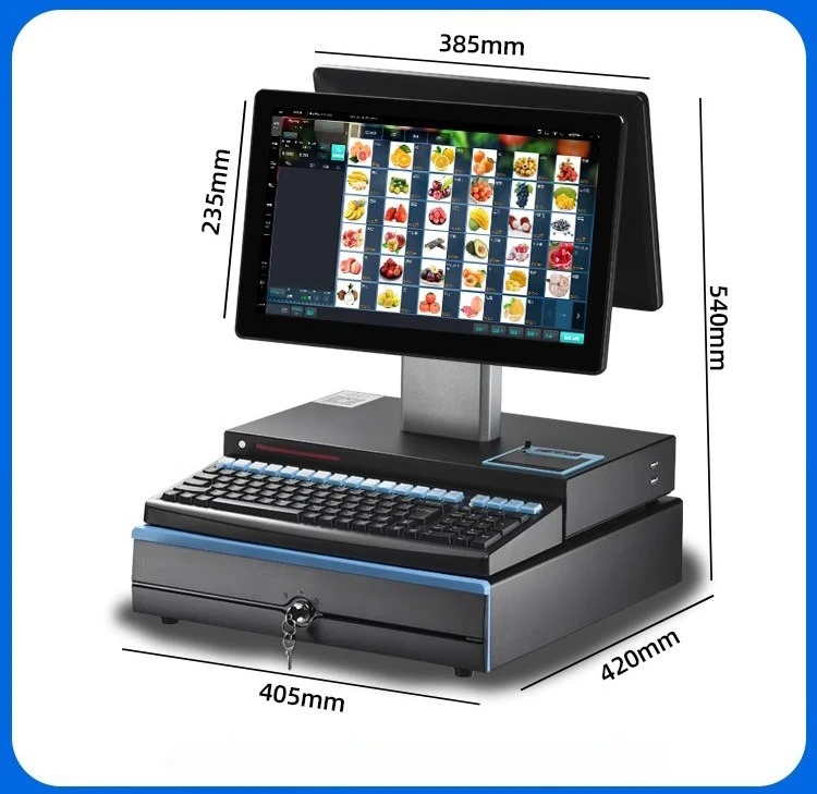 All-in-one machine scan code cash register system Intelligent small commercial cash register