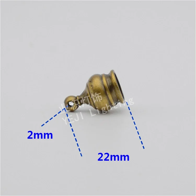 NO.3 decorative nuts Fixed screw cap M10 teeth apply to European chandeliers table lamp candle lamp Lighting accessories