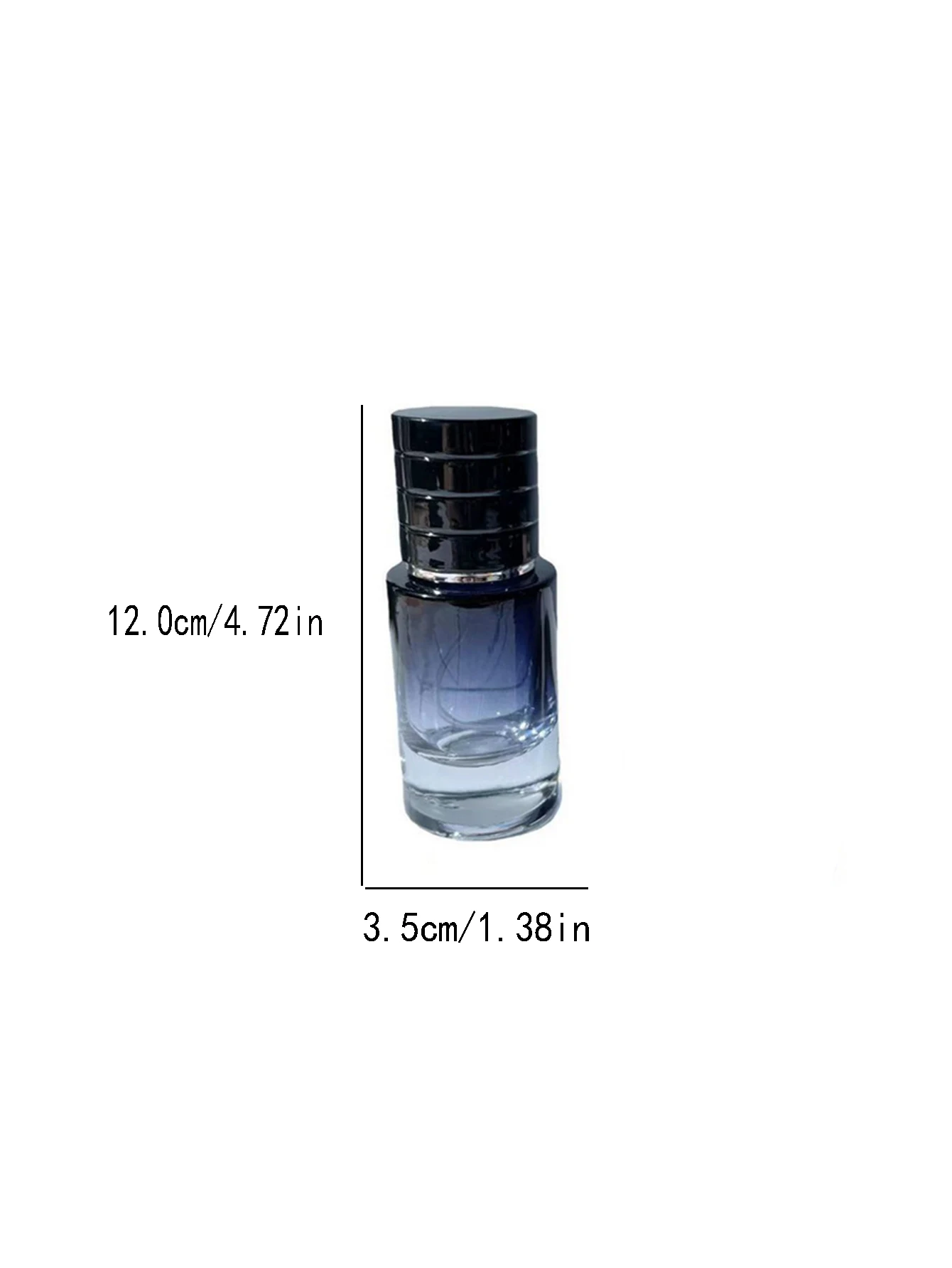30ml gradient color glass portable refillable perfume bottle cosmetic container empty sprayer travel vice bottle