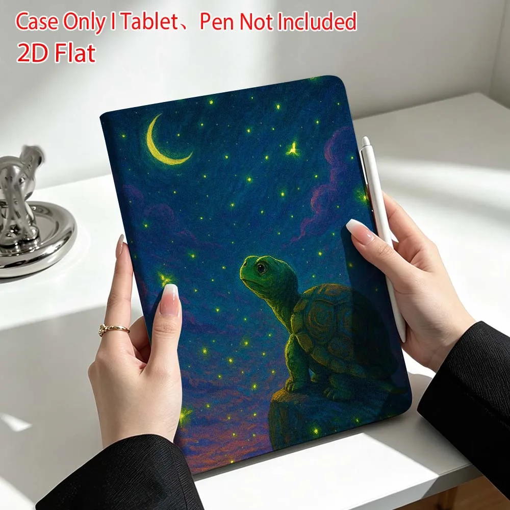 Flower Turtle Pattern Soft For Lenovo Xiaoxin Pad Pro Tab P12 P11 11 13 11.2 inch K11 Plus Pen Tray Tablet Case