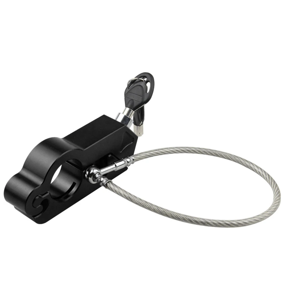 Biking Lifestyle Motorcycle Helmet Lock CNC Lock Compact Lightweight Design Easy Installation Long-Lasting Security