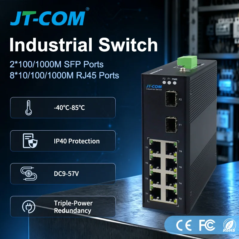 switch-de-fibra-industrial-gigabit-no-administrado-2-sfp-8-rj45-100-1000mbps-sc-fibra-simple-doble-20km-switch-ethernet-para-riel-din-40-℃-~85-℃