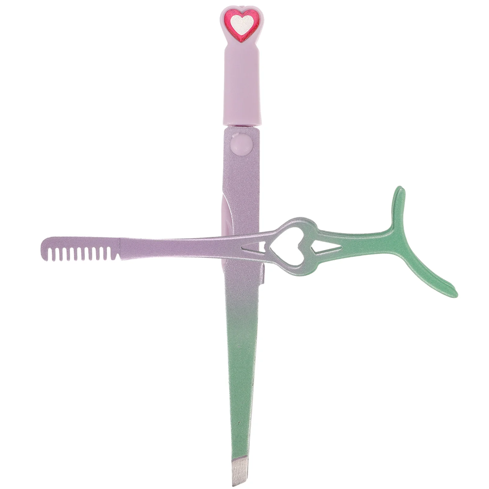 1Set Pinzette per ciglia con clip per ciglia Pinzette per applicatore per ciglia con impugnatura comoda in acciaio inossidabile Strumento per ciglia di precisione