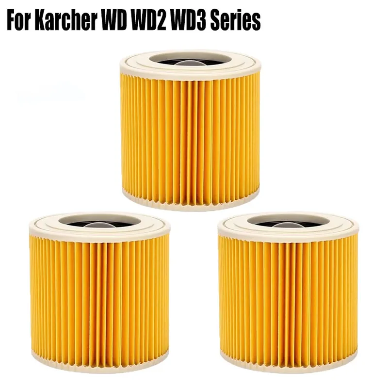 Voor Karcher WD WD2 WD3 WD1 MV3 MV2 Serie Nat Droog Stofzuiger Vervanging Cartridge Filter Huishoudelijke Schoonmaken Gereedschap Accessoire