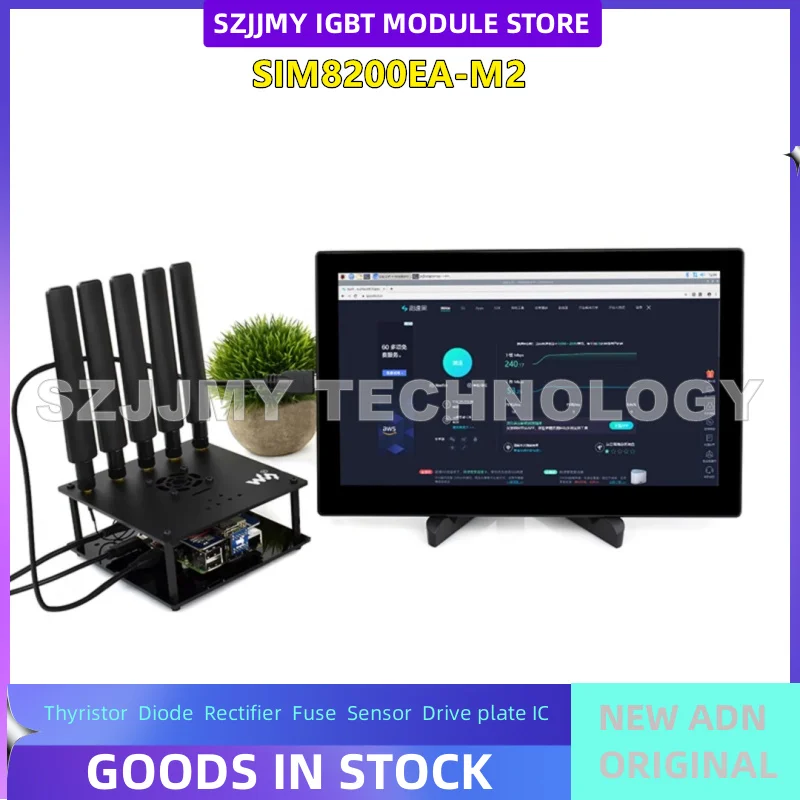 

Плата расширения Raspberry Pi 5G/4G SIM8200EA-M2 подходит для Китая/Европи/Сельского Востока/Южной Америки НОВЫЙ ОРИГИНАЛ НА СКЛАДЕ