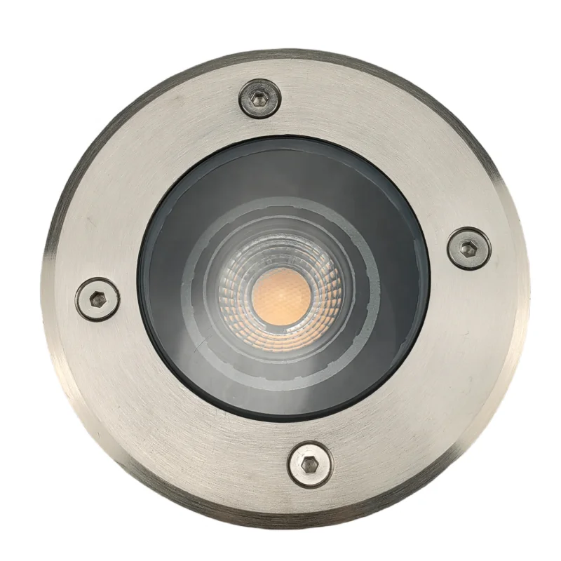 110mm Diameter Waterproof Outdoor Recessed Types Bulb Changeable GU10 LED Underground Light