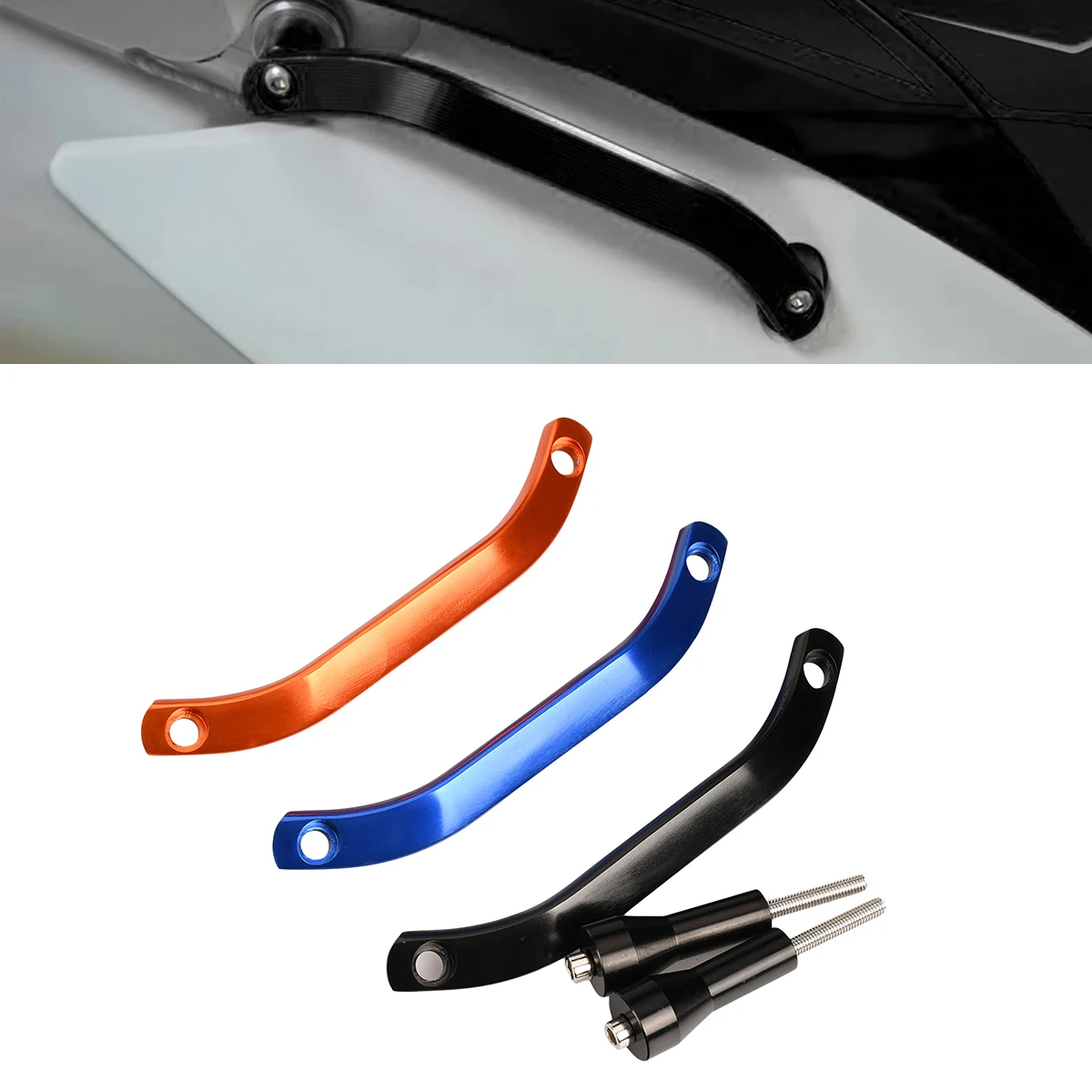 Motorcycles For KTM SX SXF XC XCF XCW EXC EXCF 125 150 200 250 300 350 450 500 CNC Aluminum Handrail Lever Rear Grab Handle