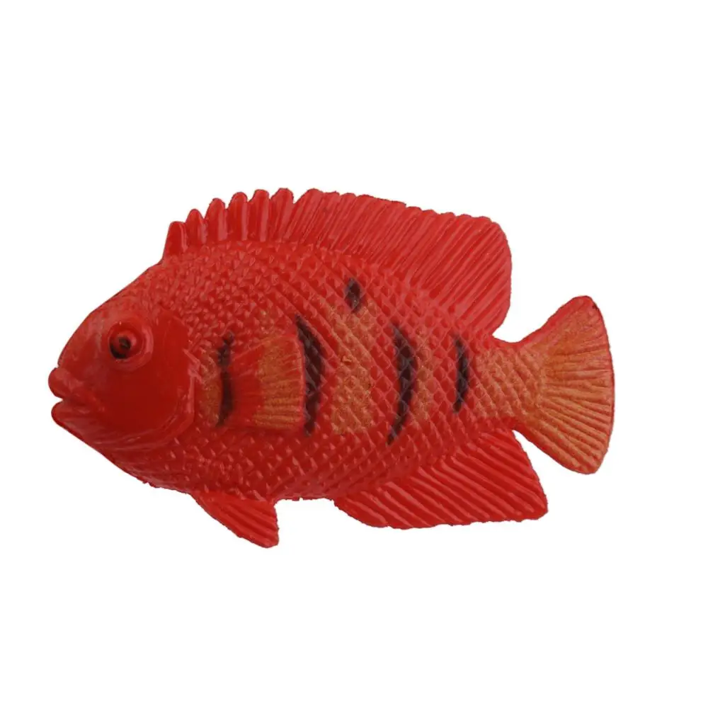 12 bunte tropische Fische aus Kunststoff, Meerestiere, Modell für Kinder, Party, Spielzeug, Geschenk