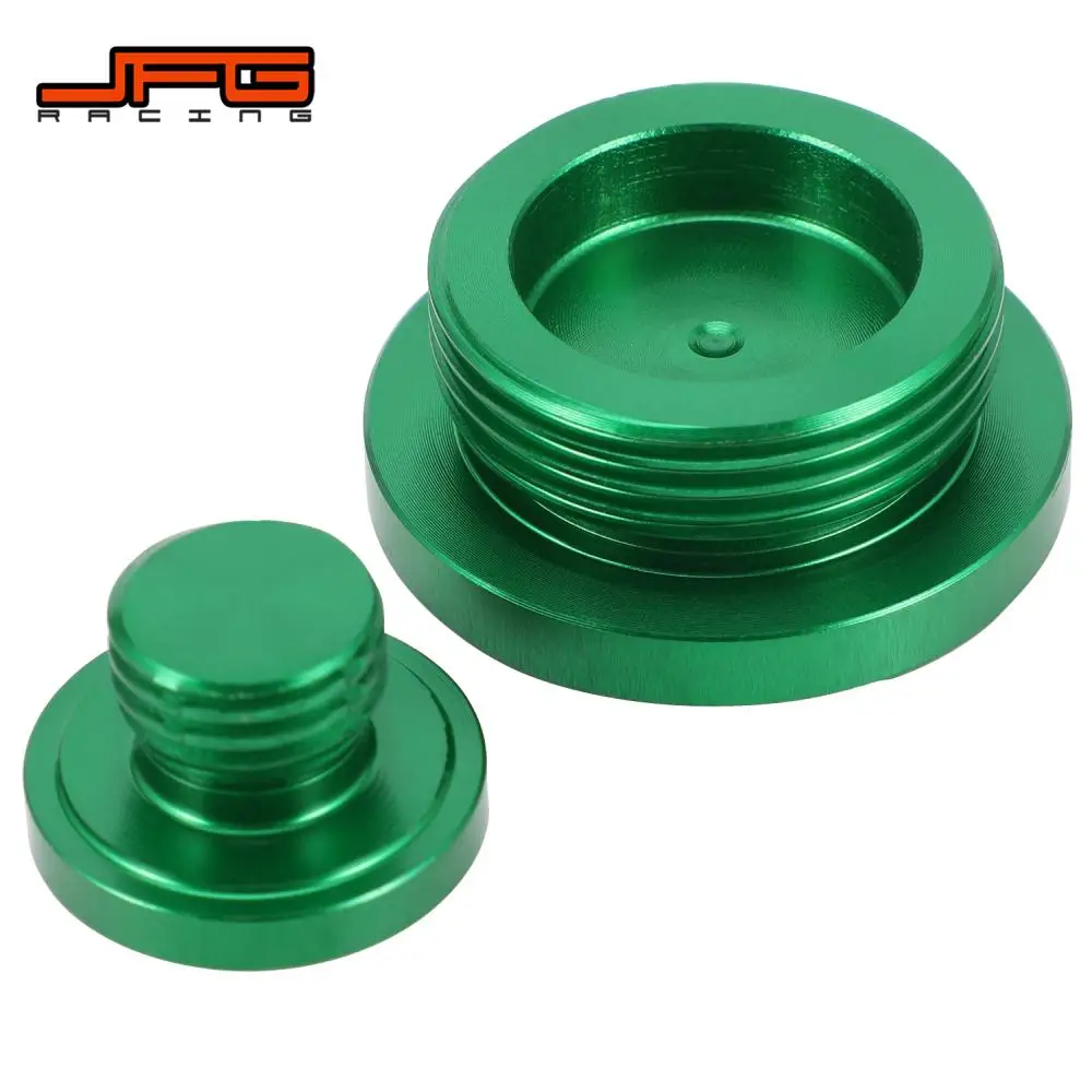 Moto CNC Verde Motore Timing Spine Vite Bulloni Per KAWASAKI KX250F KXF250 2004-2010 SUZUKI RMZ250 RMZ 250 2004 2005 2006