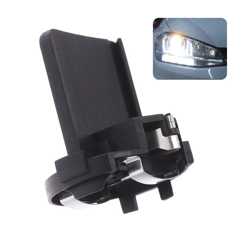 

Black H7 Halogen Lamp Bracket Low Beam Headlight Bulb Adapter Holder For Golf 6 MK6 7 MK7 Sharan Scirocco 5K0941109 Car Parts
