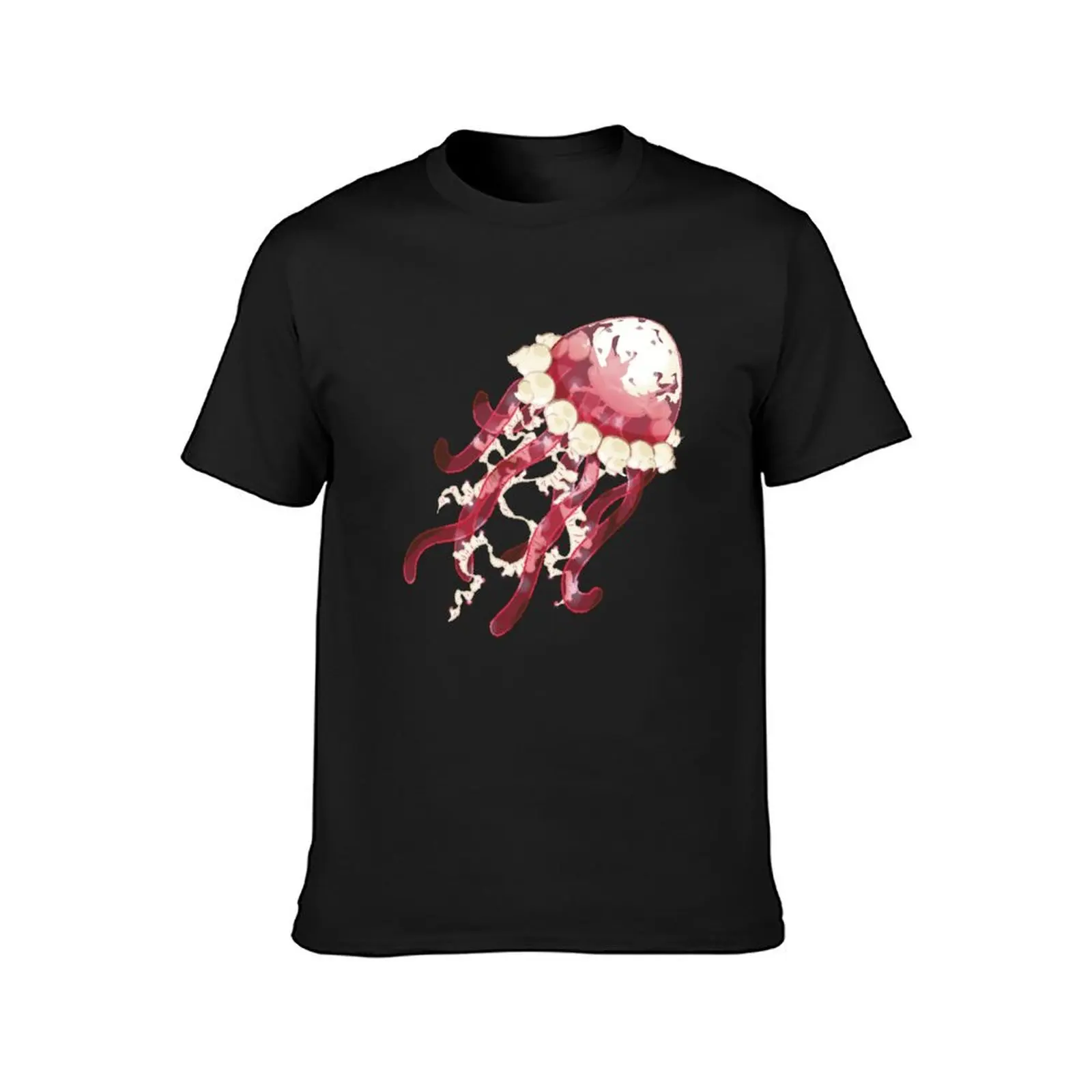 Strawberries and Cream Jellyfish T-Shirt Blouse heavyweights t shirts for men graphic