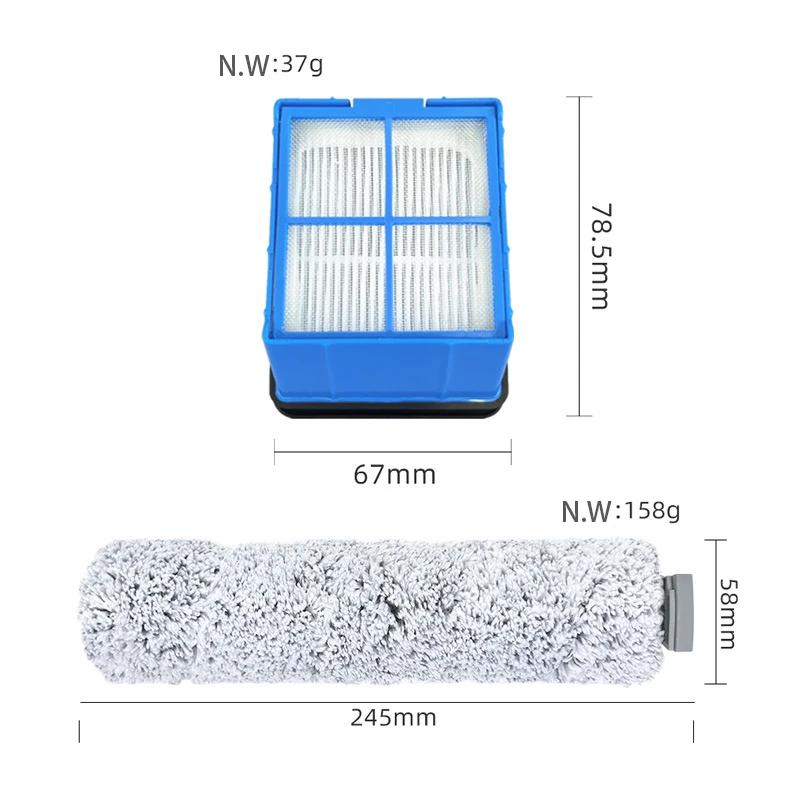 For Bissell 3882 / 3883 CrossWave OmniForce All-in-One Cleaner Multi-Surface Brush Filter Vacuum Cleaner Accessories Household