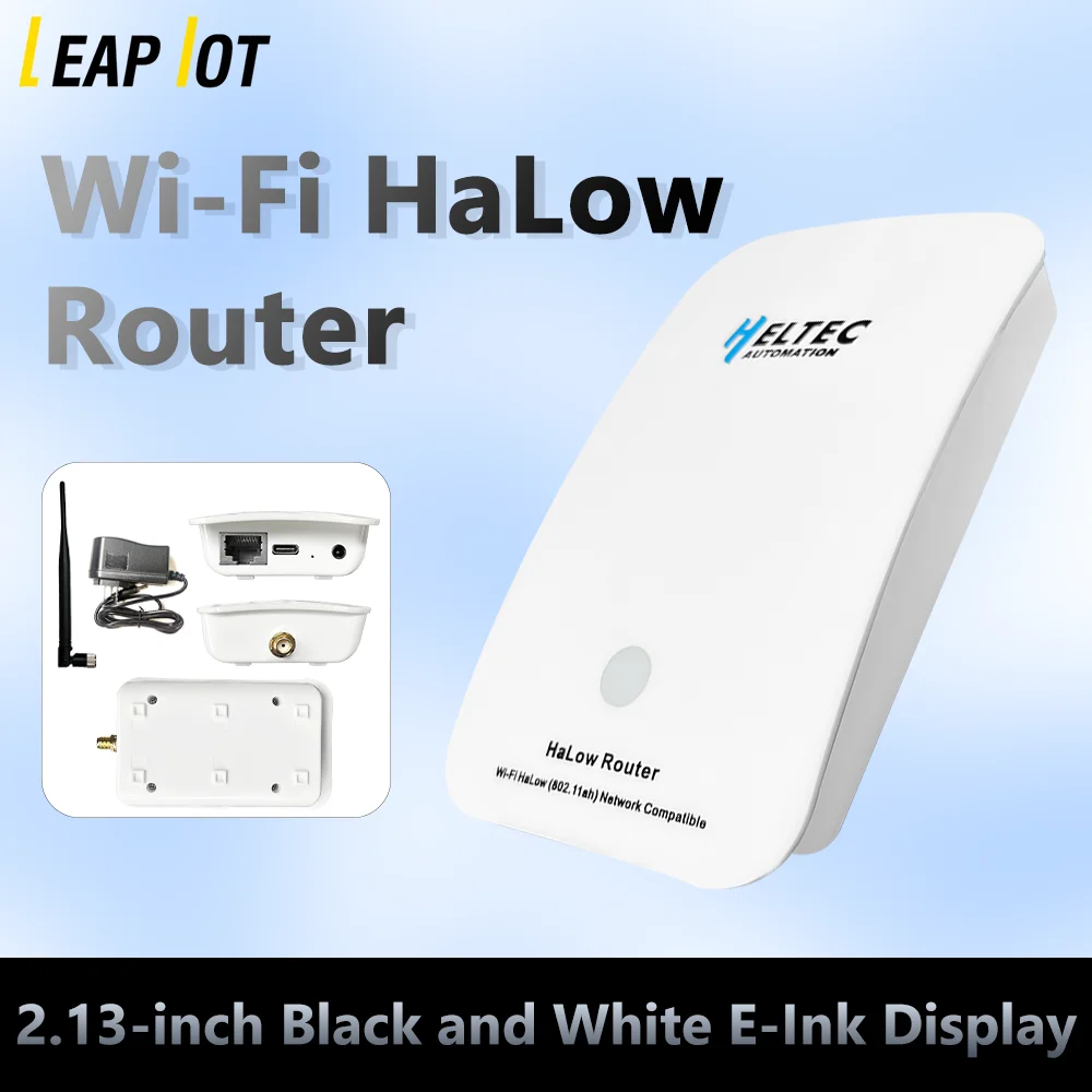 

HT-H7608 Шлюз маршрутизатора Heltec Wi-Fi HaLow 902-928 МГц IEEE 802.11ah Передача данных 2,4 ГГц Двухдиапазонный поддерживает Wi-Fi Ethernet
