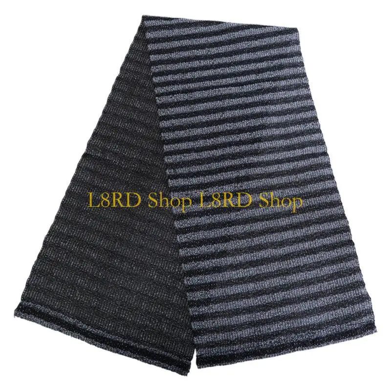 

L8RD Women Men Carbon Fiber Beauty Skin Bath Towel Wash Cloth Shower Body Skin Exfoliating Massage Back Scrbber