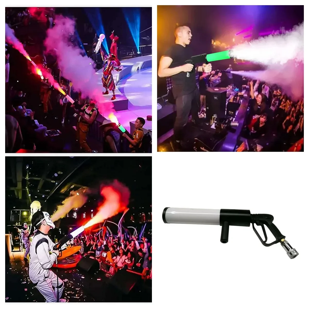 Weding Sfx Co2 Gun Dj Jet Machine Stage Effect Party Cannon Disco Night Club Led Air Column Handheld Atmosphere Prop Bar Pistola